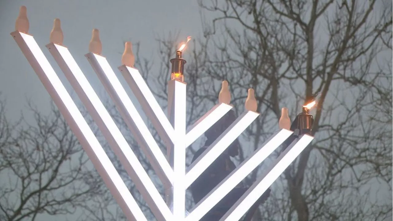 Rochester Celebrates Hanukkah with Community Menorah Lighting