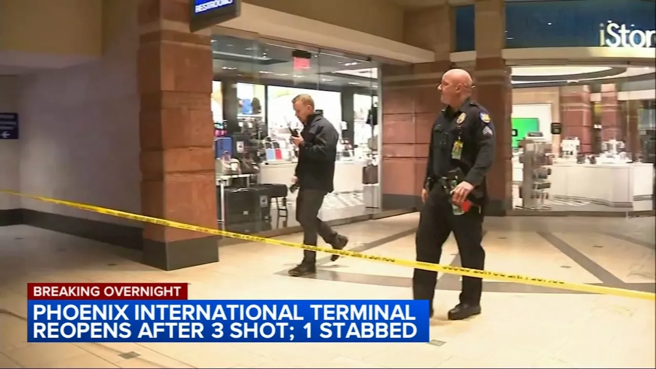 Family Dispute Leads to Shooting and Stabbing at Phoenix Airport