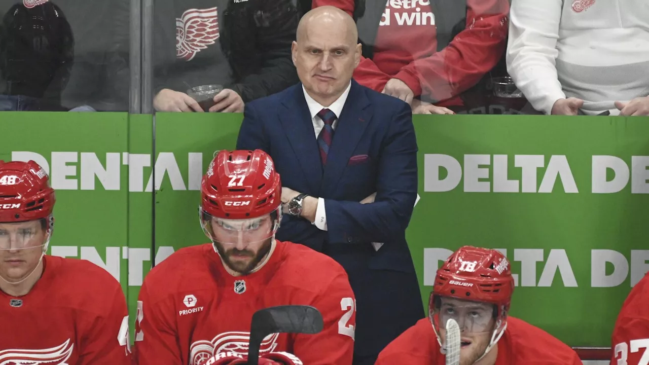 Detroit Red Wings fire coach Derek Lalonde, name Todd McLellan as his replacement