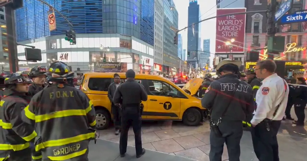 Taxi driver's medical episode injures seven pedestrians in NYC