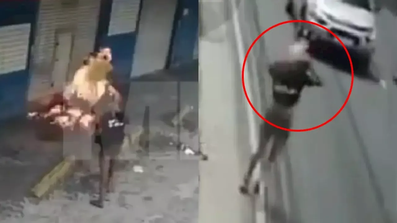 Mujer que prendió fuego a su pareja durante discusión terminó quemada: impactante video