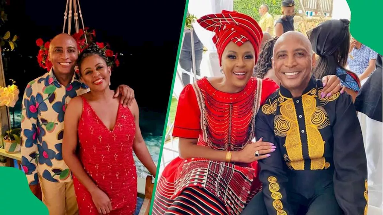 Romeo Kumalo's Funny Face Sparks Debate on Basetsana Kumalo's Christmas Card