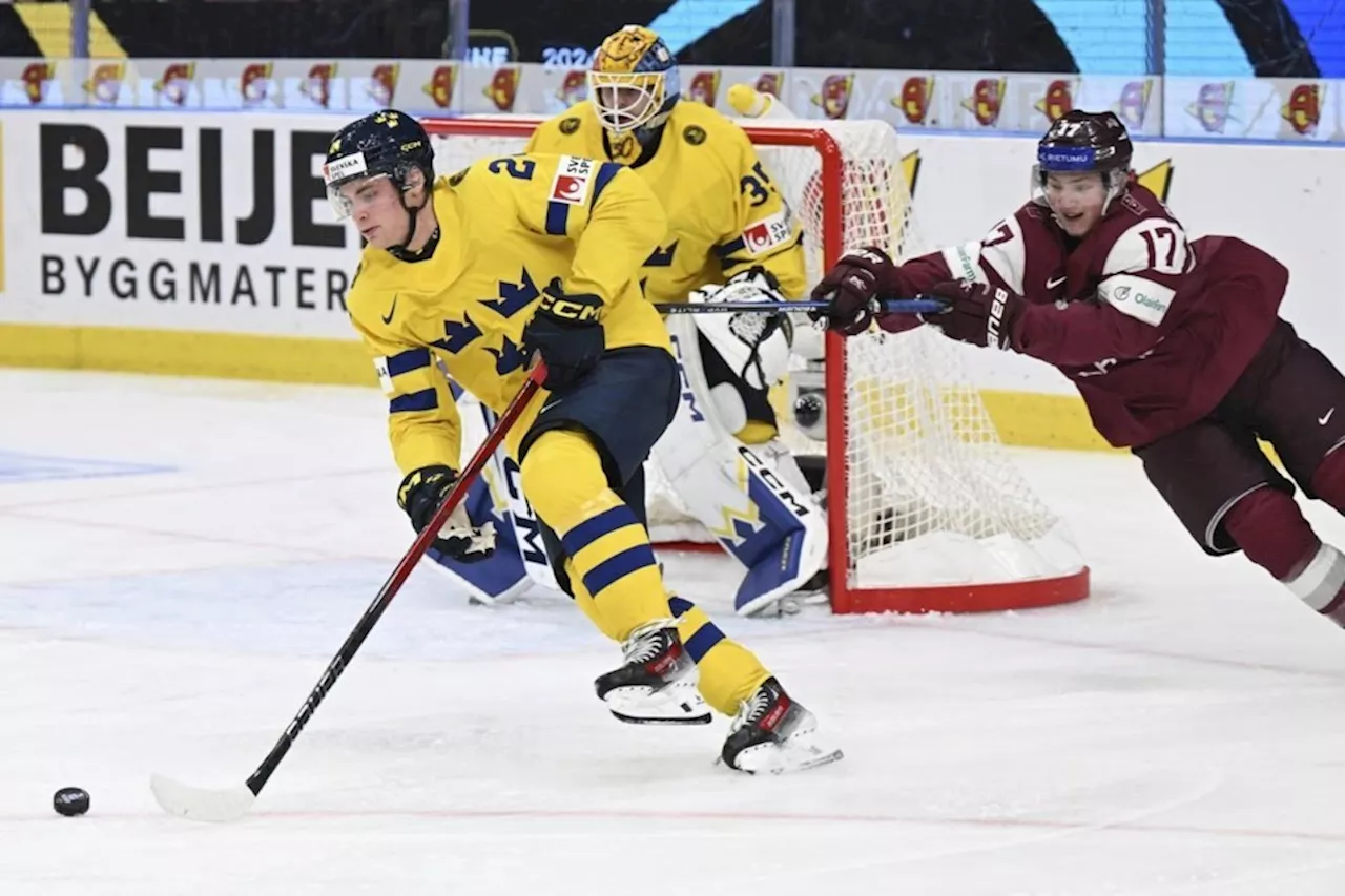 Canucks prospect Willander nets first point of 2025 World Juniors in Sweden win over Slovakia