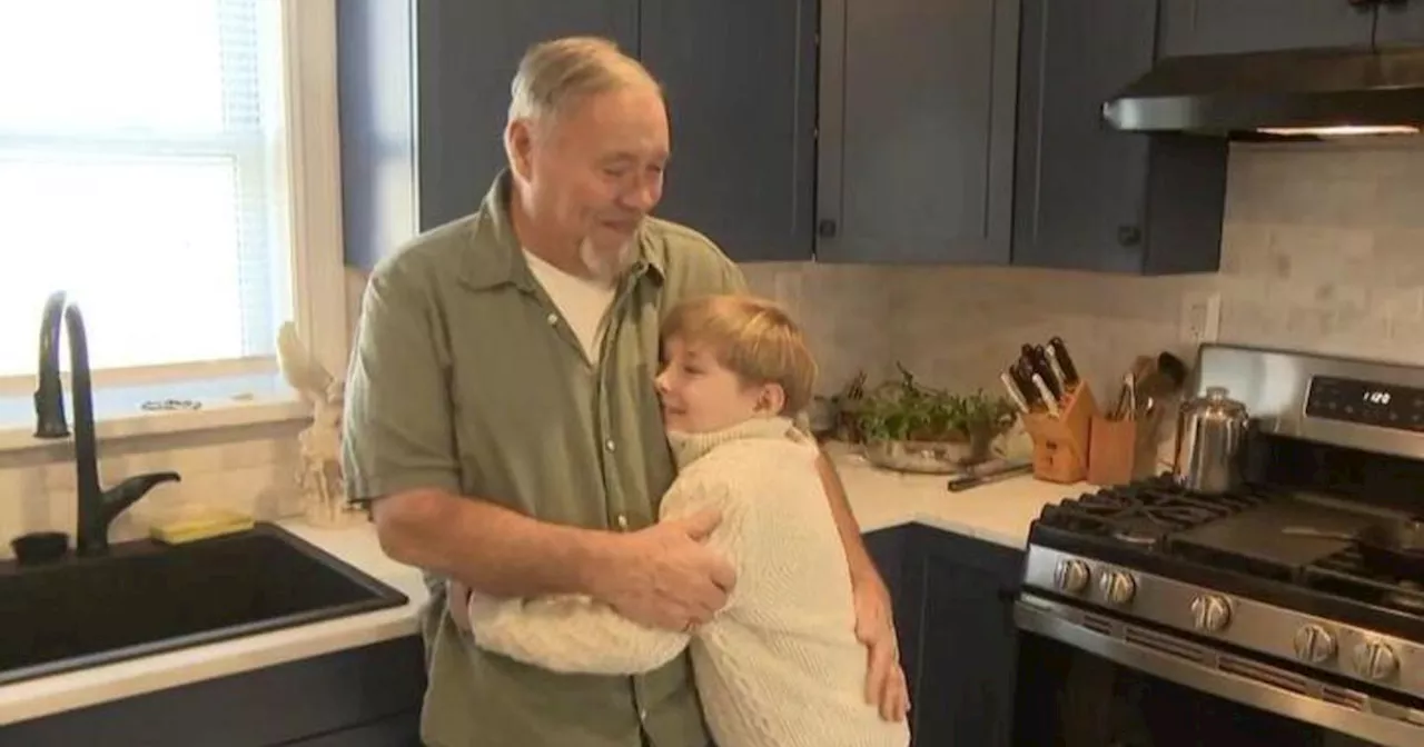 Long Island Father and Son Celebrate First Christmas in Own Apartment