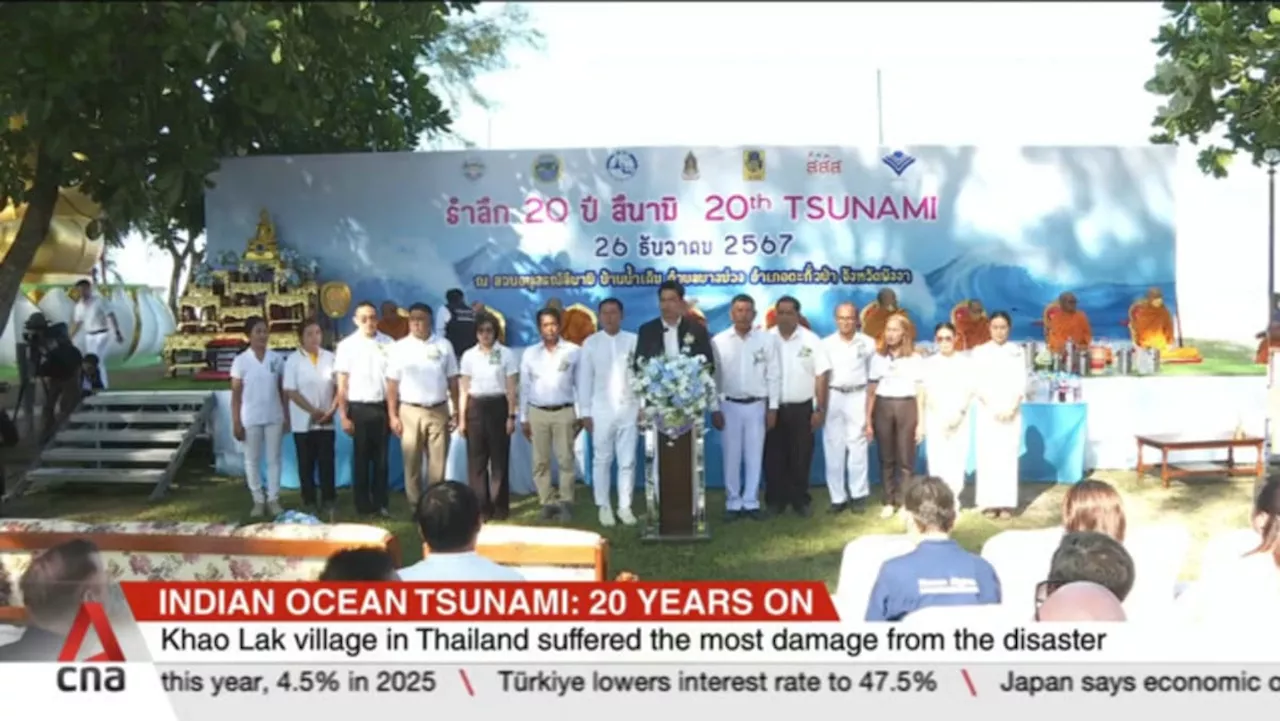 Thousands across Thailand, Indonesia mark 20 years of devastating Indian Ocean tsunami