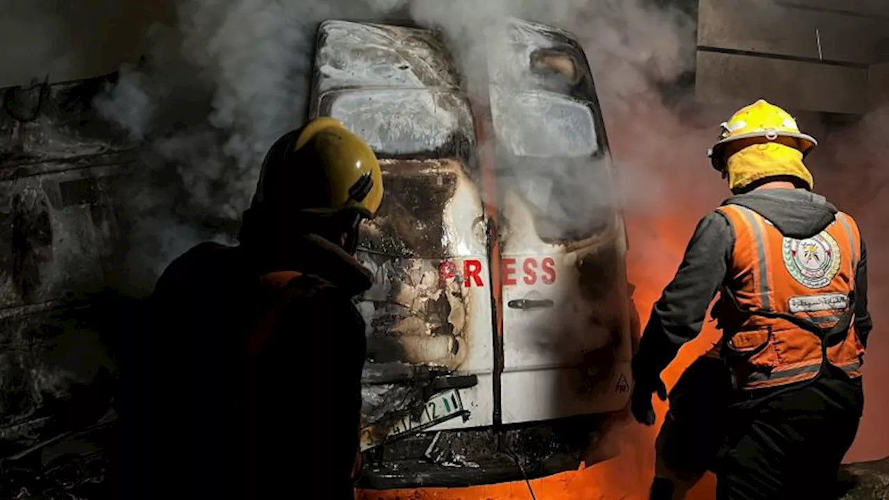 Five Journalists Killed in Israeli Airstrike on Gaza Vehicle