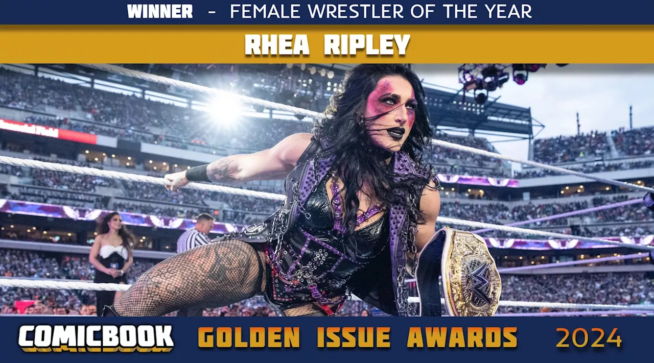 Rhea Ripley Wins Best Female Wrestler of 2024 (Golden Issue Awards)