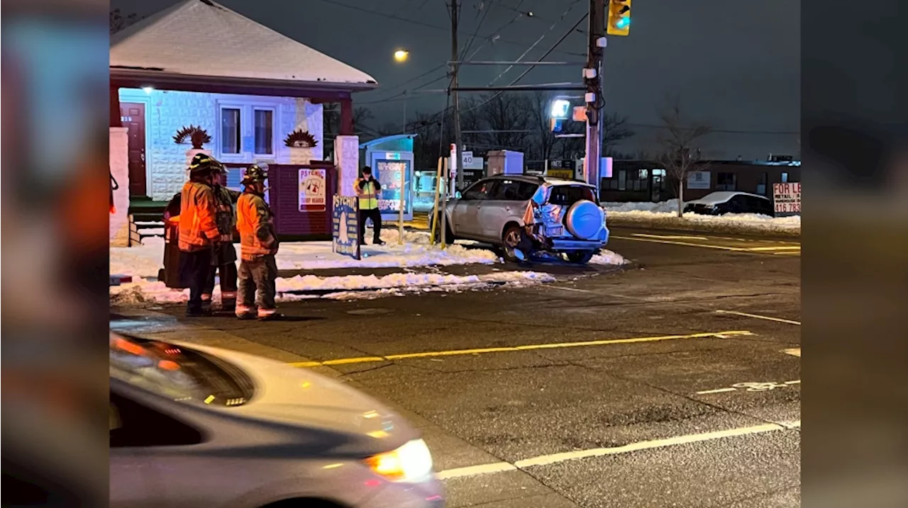 Pedestrian seriously injured after being struck by driver of vehicle in North York