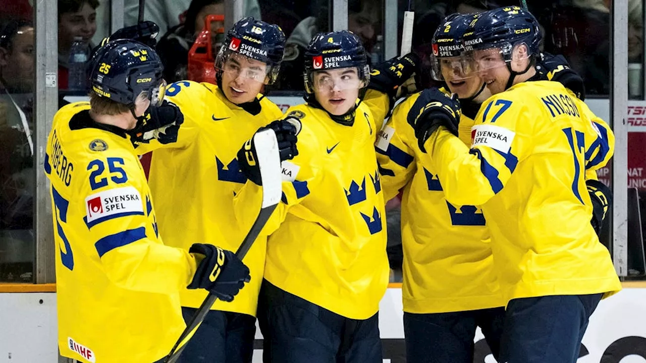 Svensk premiärseger i JVM efter nervös start