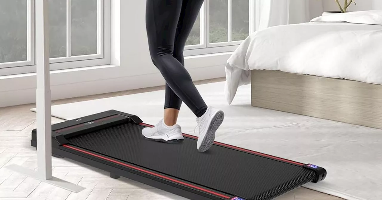 Amazon slashes price of walking treadmill perfect for battling the Christmas bulge