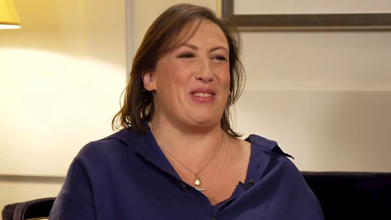 Miranda Hart admits she immediately 'fell in love' with her husband Richard Fairs 'there and then' -...