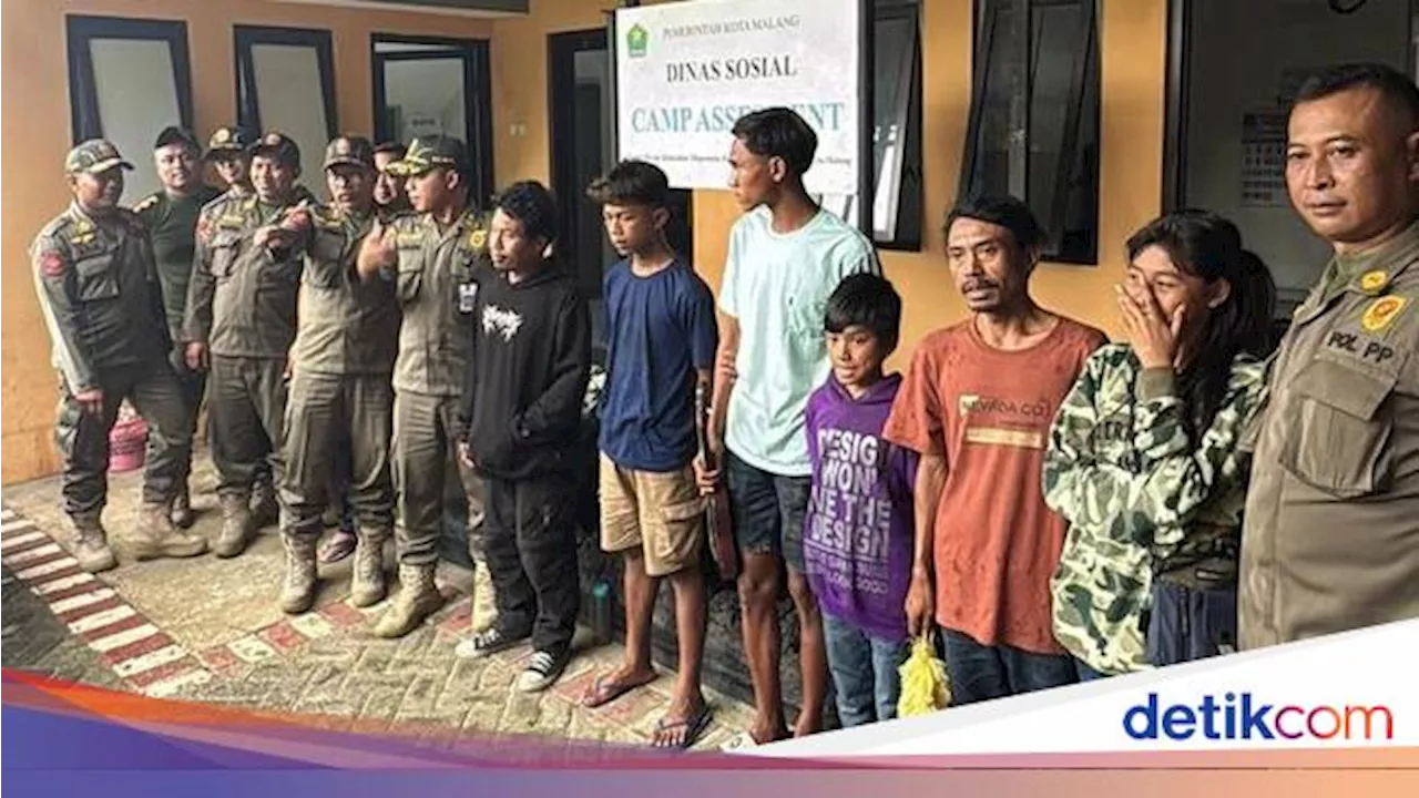 Satpol PP Gagalkan Pengiriman 2 Truk Pengemis Masuk Kota Malang