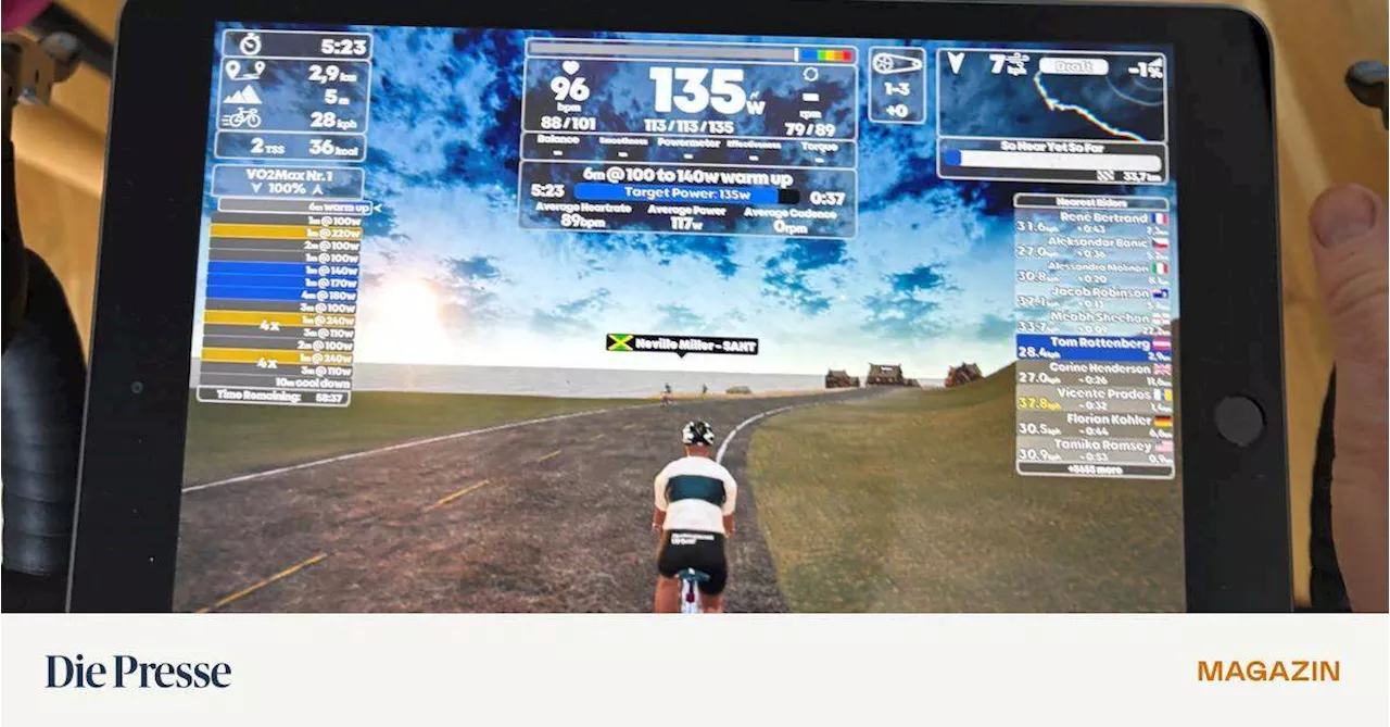 Zwiften ohne Zwift: Frecher, starker Antritt von Trainingpeaks Virtual