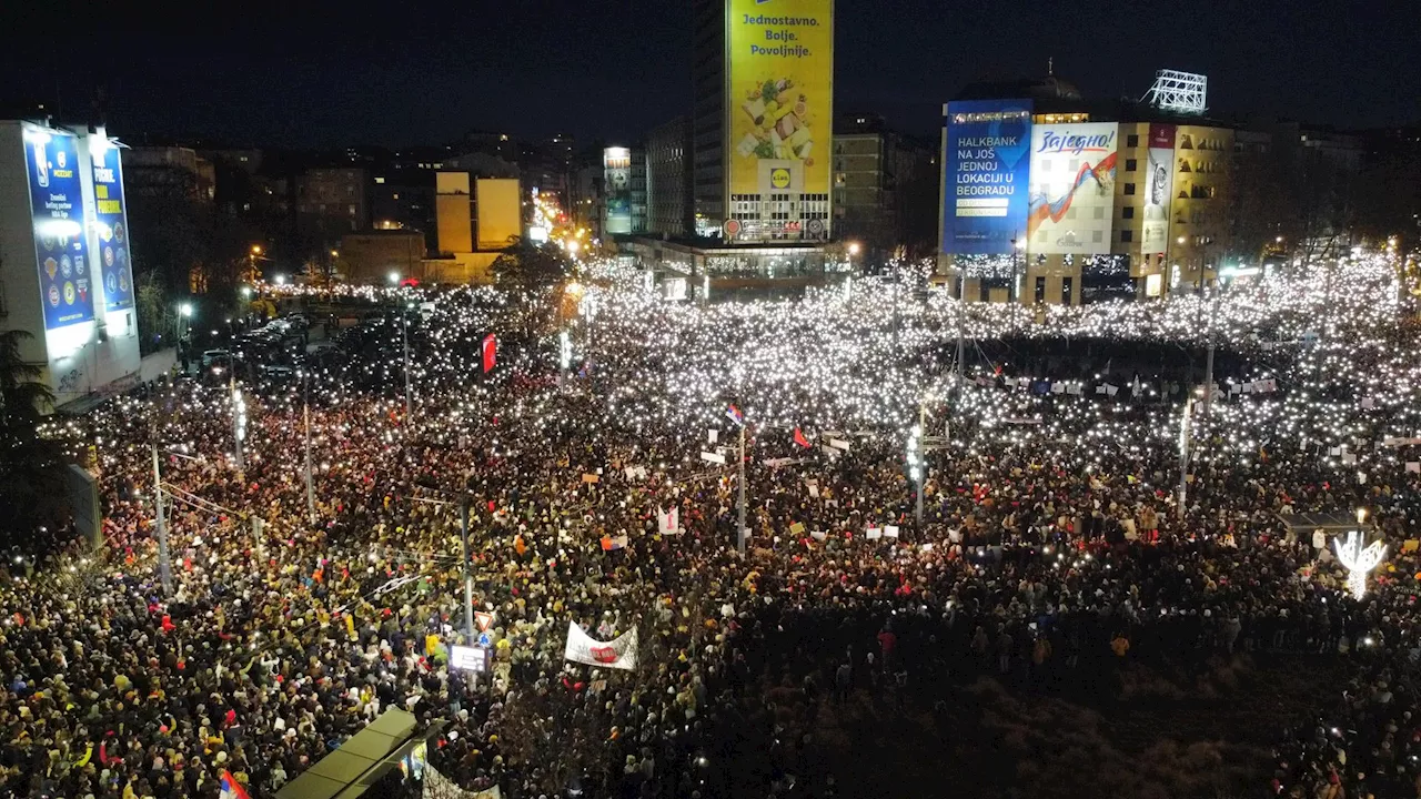 Nach Unglück in Novi Sad: Protestwelle in Serbien wächst