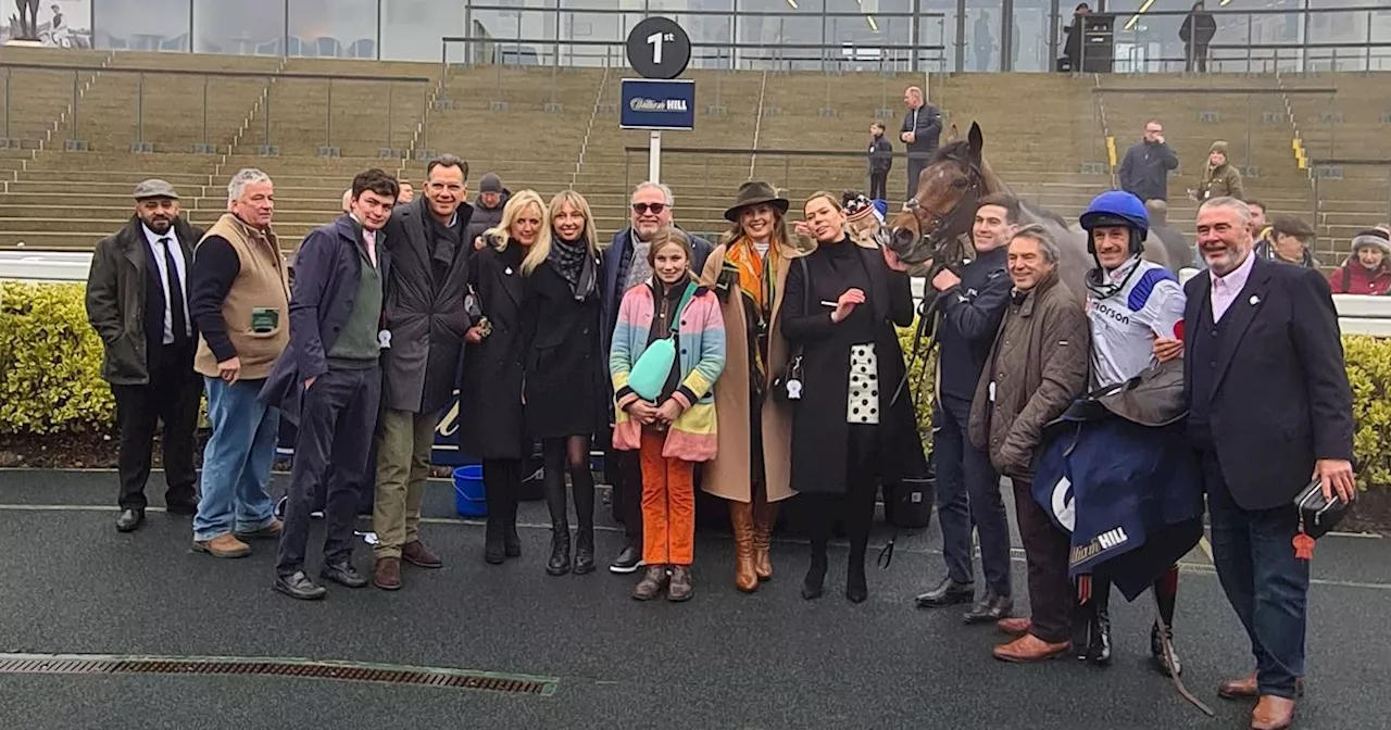 Potters Charm stars to win the Formby Novices' Hurdle at Aintree Racecourse