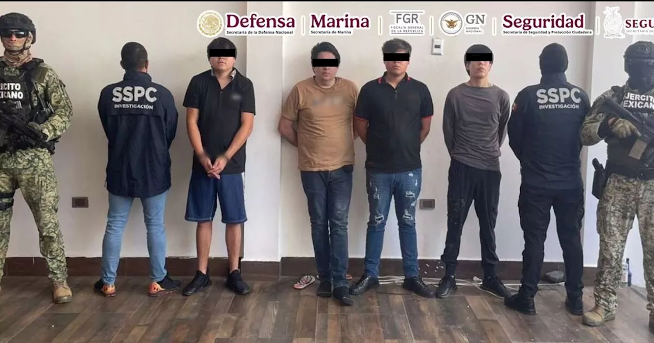 Capturan a Cuatro Miembros de 'Los Chapitos' en Culiacán