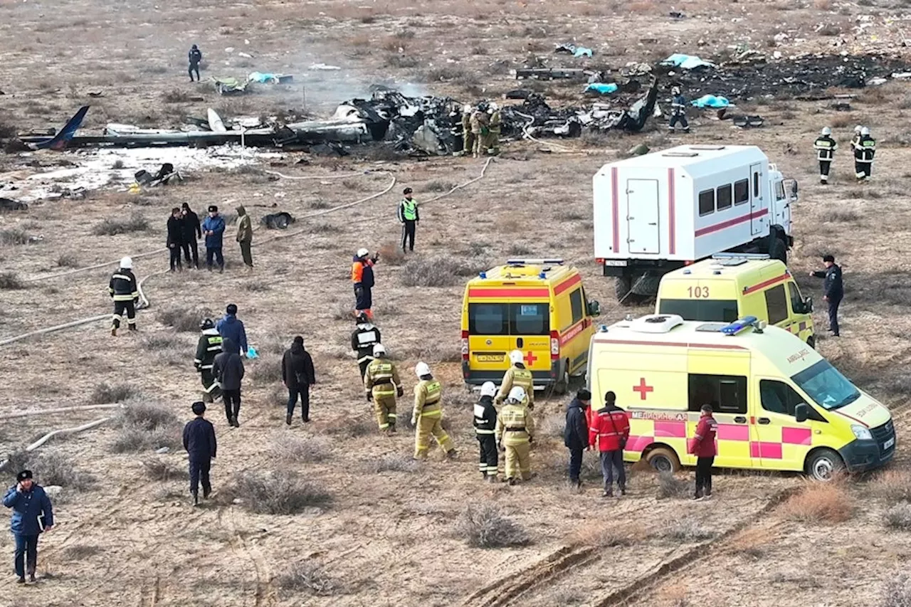 Mindestens 38 Tote bei Absturz eines Passagierjets in Kasachstan