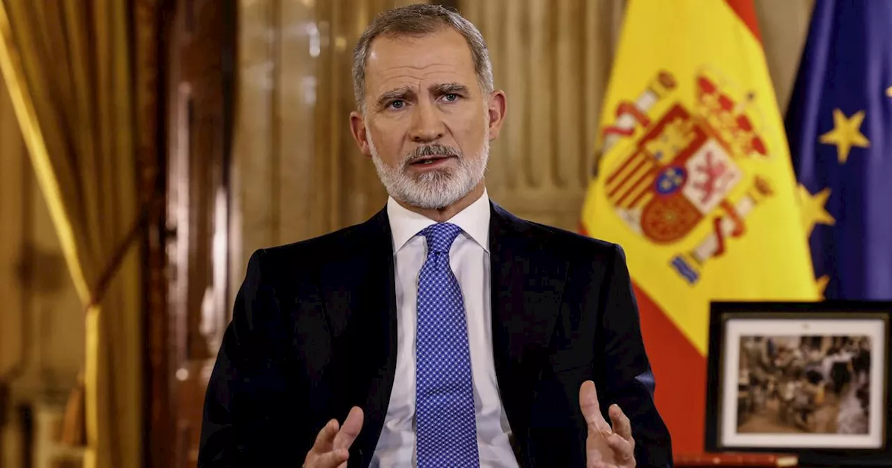 Felipe VI adresse un message de Noël aux espagnols après les inondations de Valence