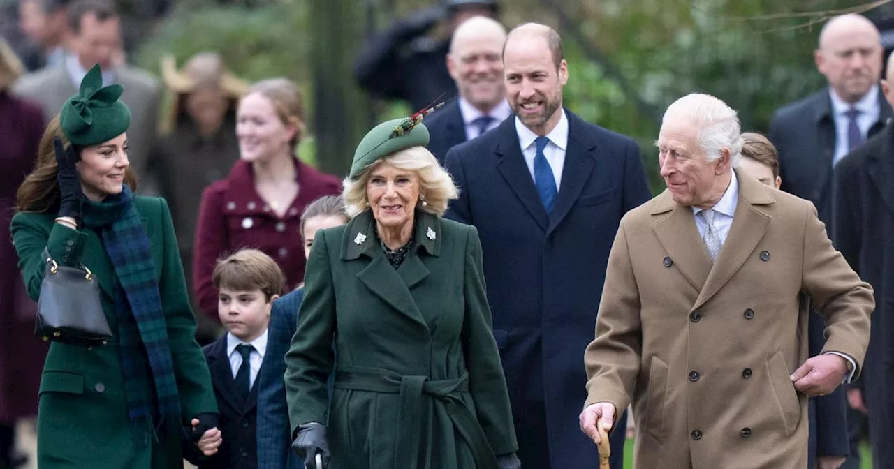 Kate Middleton et la Reine Camilla en Total Look Vert pour la Messe de Noël