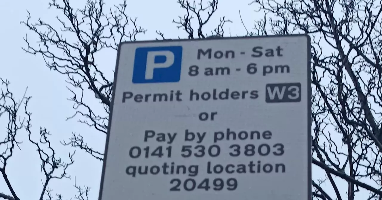 Glasgow parking sign blunder leaves motorists confused and phoning nearby hospital