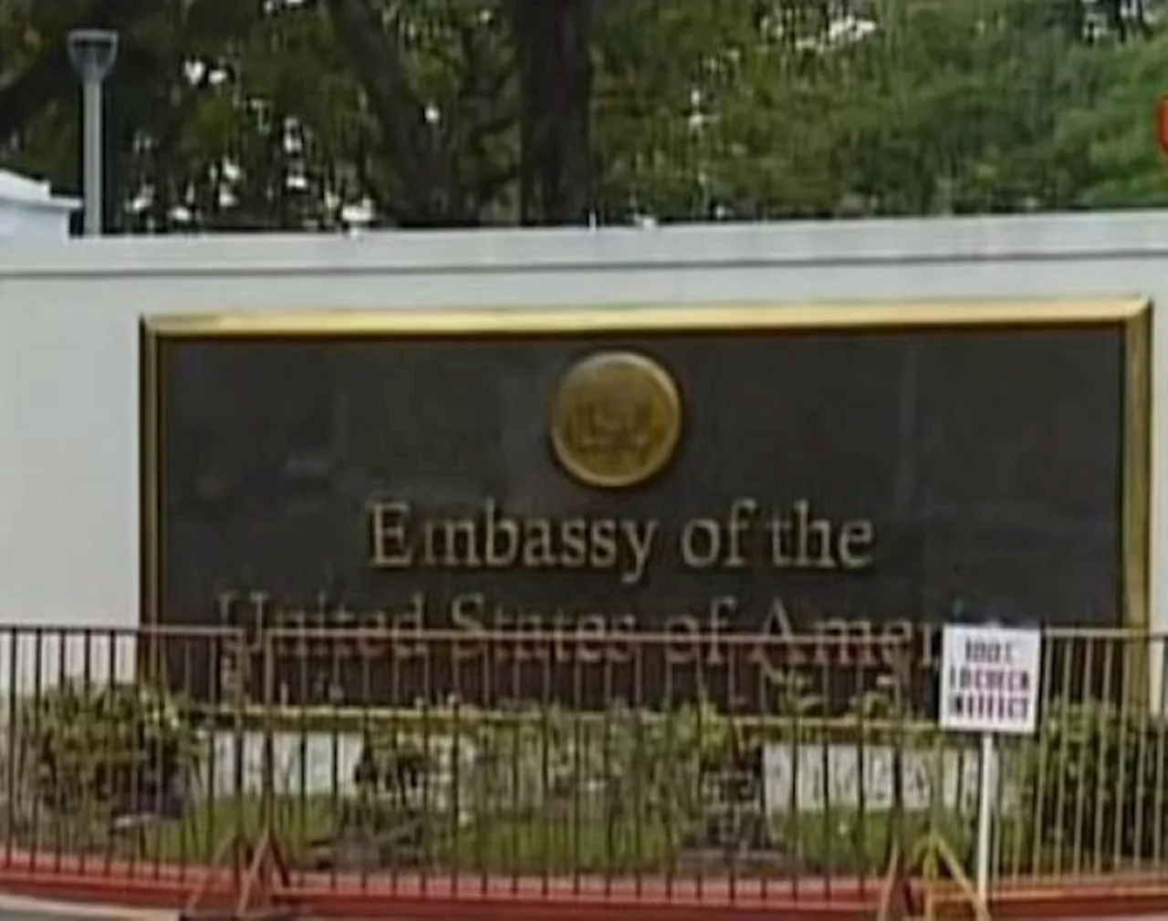 US Embassy in Philippines to Close for Holidays in January