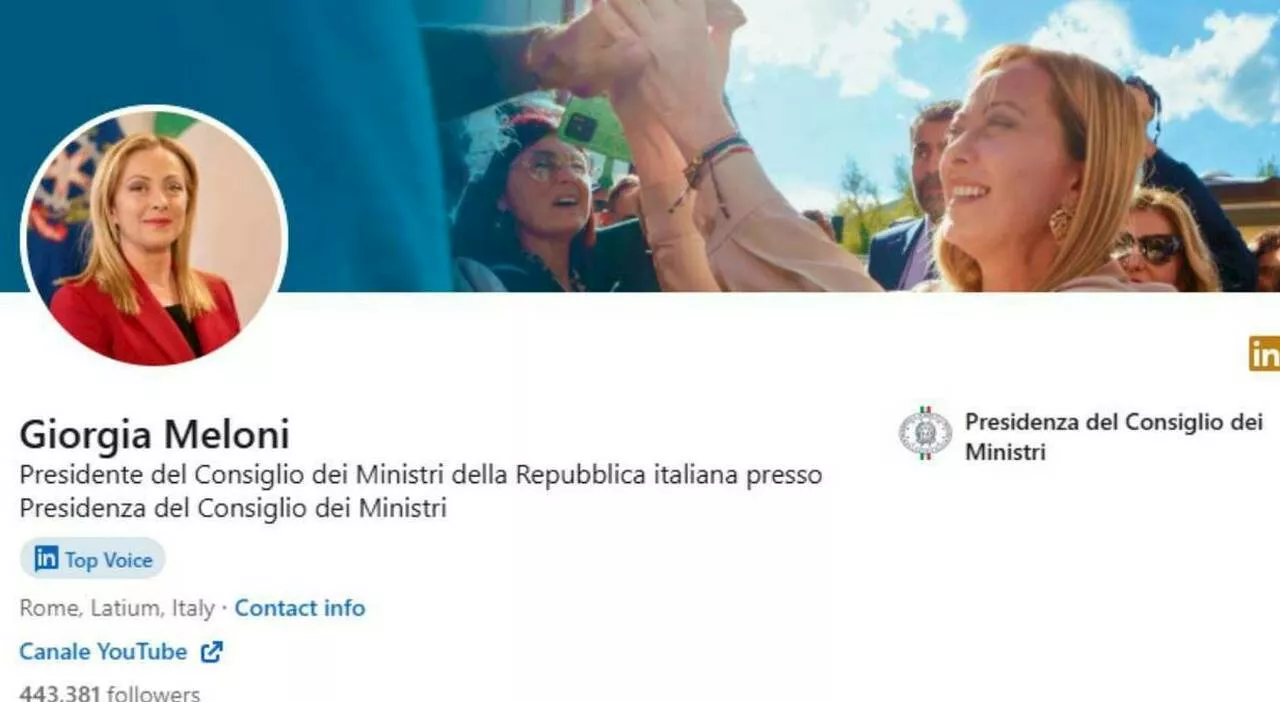 Meloni regina di LinkedIn come Starmer, ma 13 ministri di governo sono assenti (e rischiano profili fake)