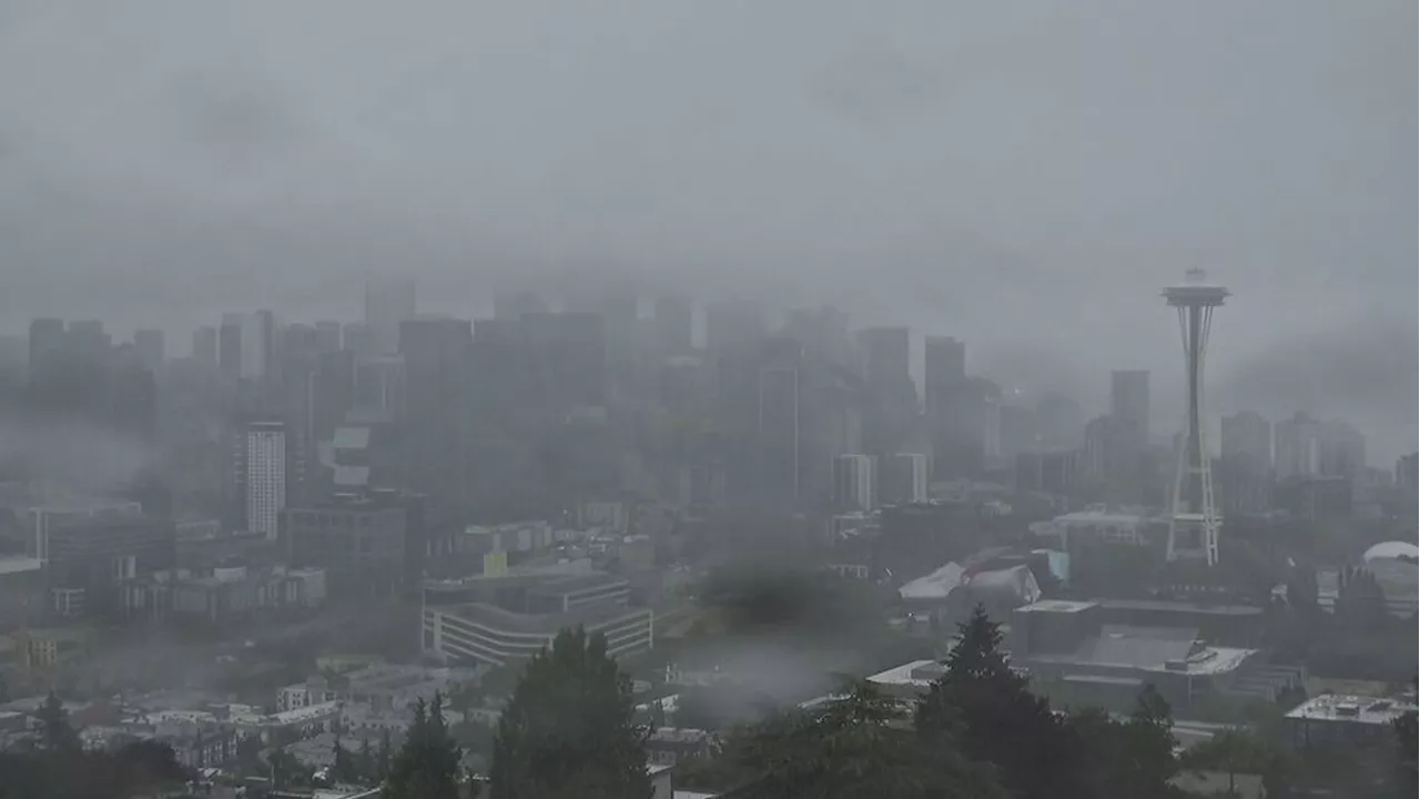 Another weather system brings wind, rain, and mountain snow to western Washington