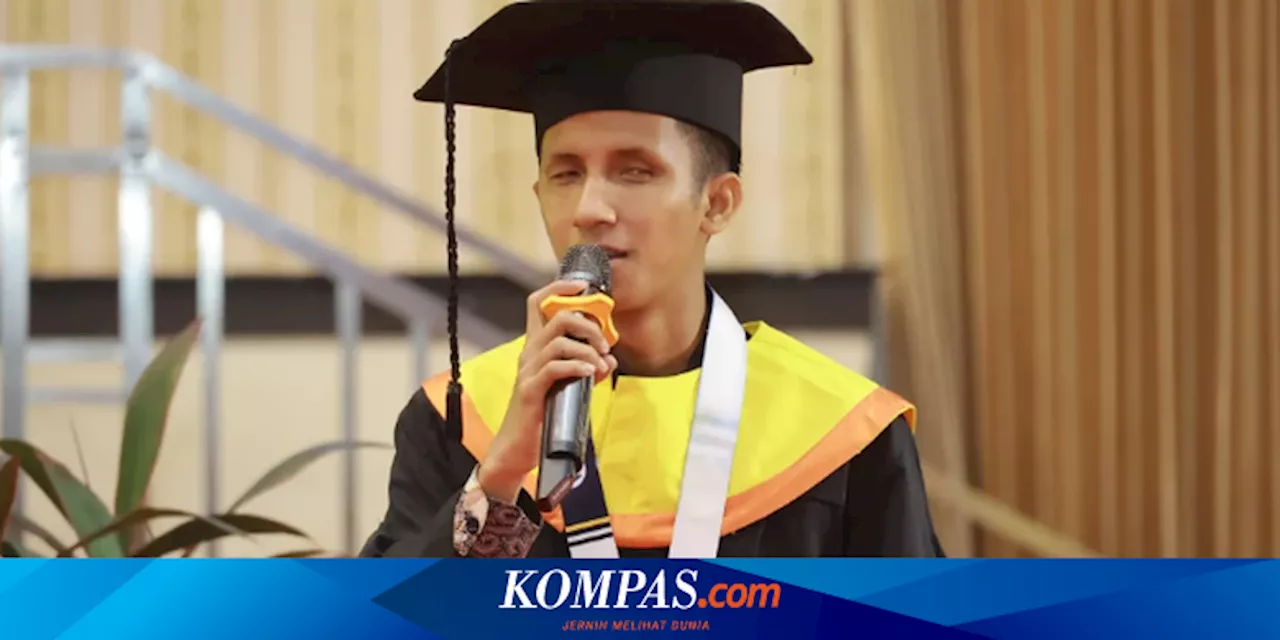 Sosok Alfian, Wisudawan Tunanetra Pertama Unair yang Raih Gelar S2