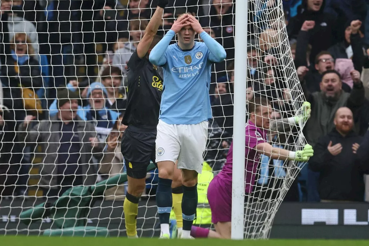 Angleterre: Manchester City ne sait plus gagner, même contre Everton