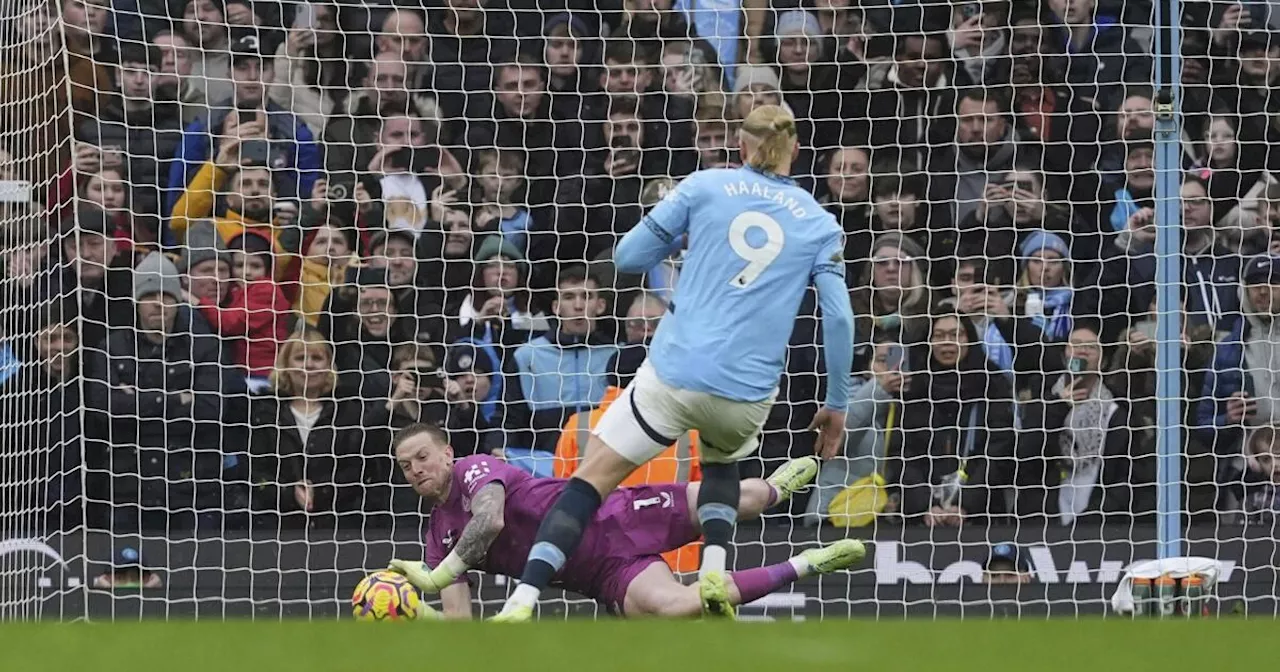 Haaland falla un penal y el Man City pierde más puntos, tras empate con Everton