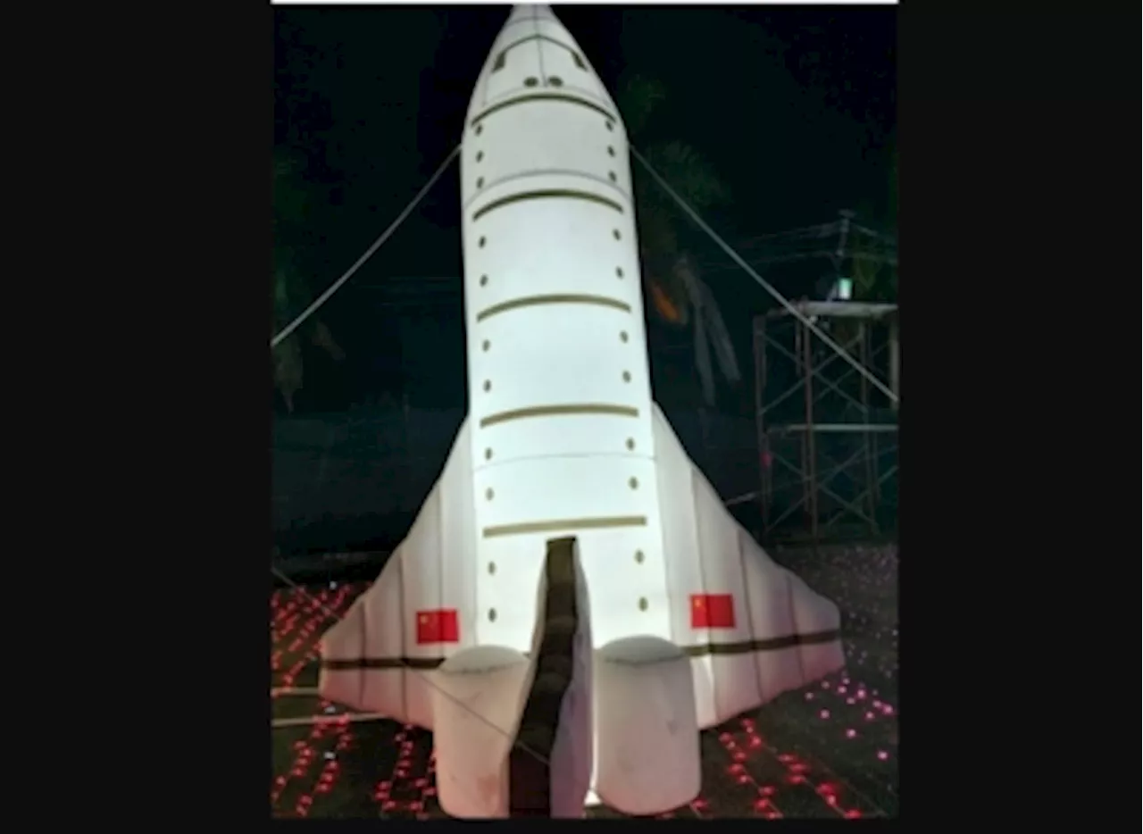 Chinese Flag on Rocket Replica Sparks Concerns in Johor