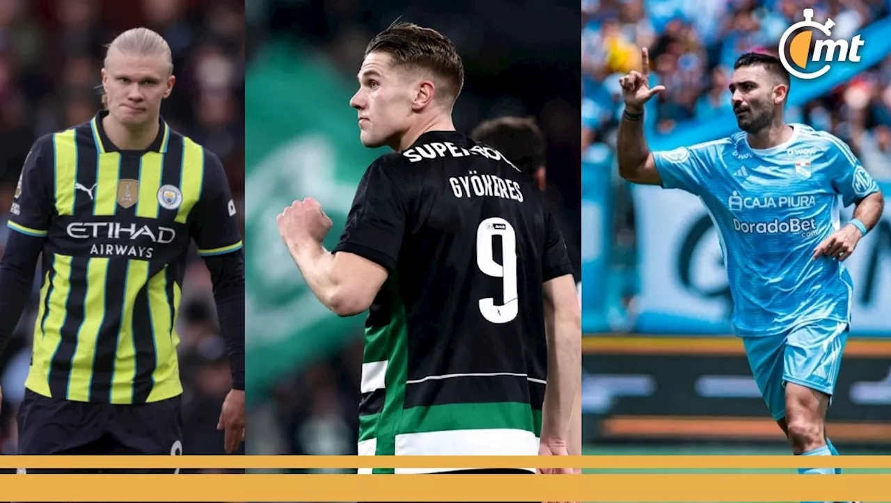 Haaland, Gyökeres y Cuateruccio ¿Cómo se perfila la tabla de goleadores del 2024 en Navidad?