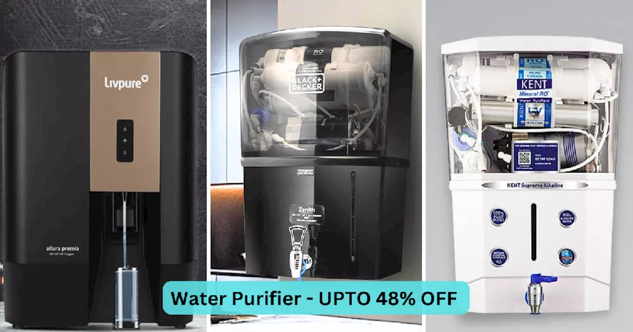 Amazon Sale लाया साल के आखिरी दिनों में Best Water Purifiers की धमाकेदार डील, 48% के डिस्काउंट पर खूब हो रही बिक्री