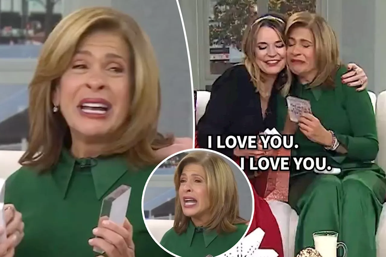 Hoda Kotb breaks down in tears on one of her final 'Today' shows: 'It's too much'