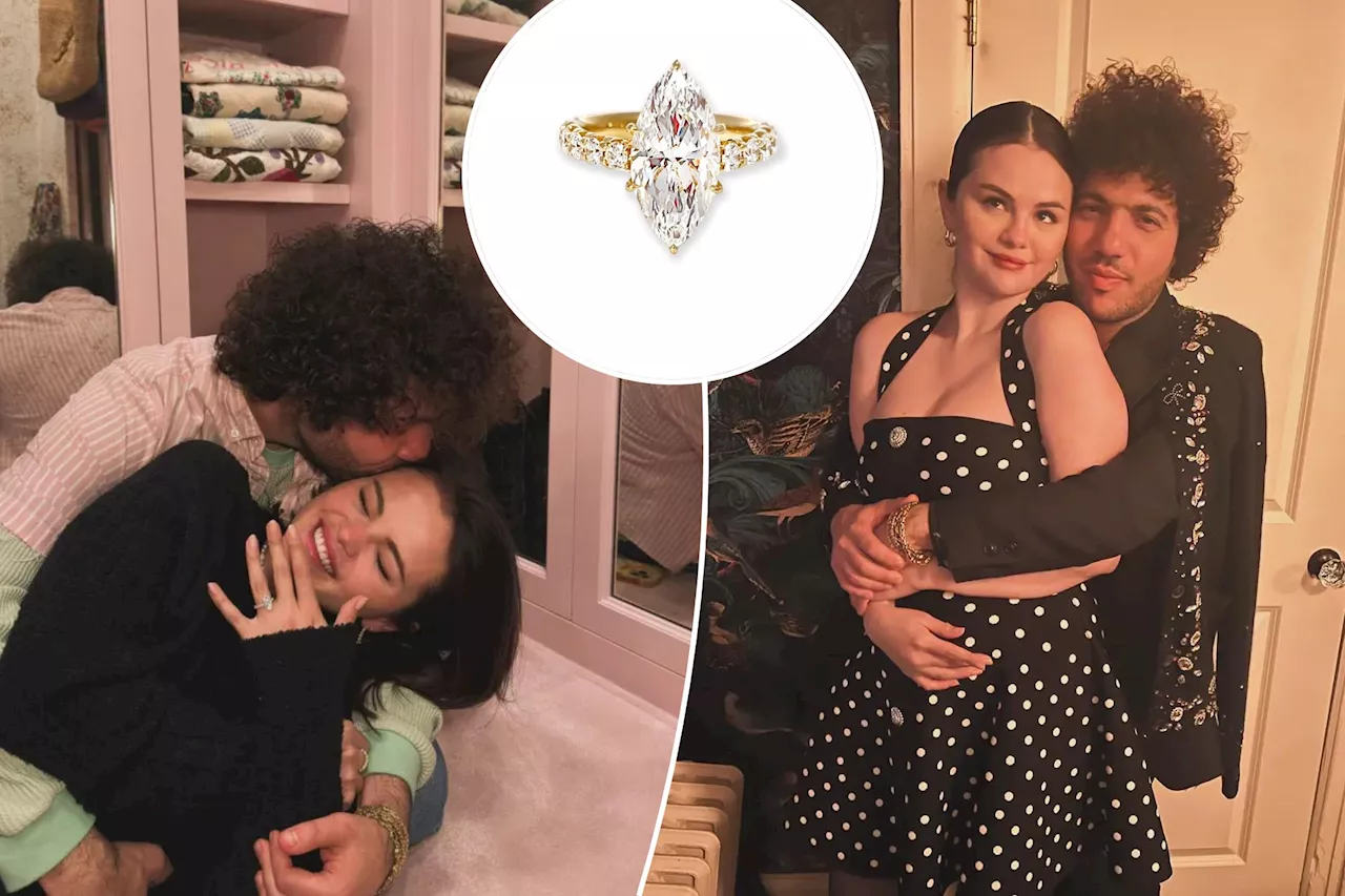  Benny Blanco designed Selena Gomez's marquise engagement ring with 'special symbols' of their love