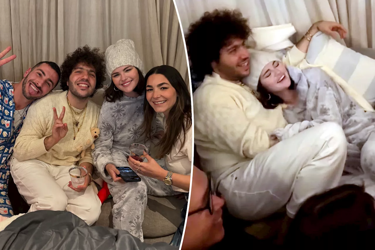 Selena Gomez, Benny Blanco celebrate Hanukkah with starry party: Erin Lichy, Debra Messing, more