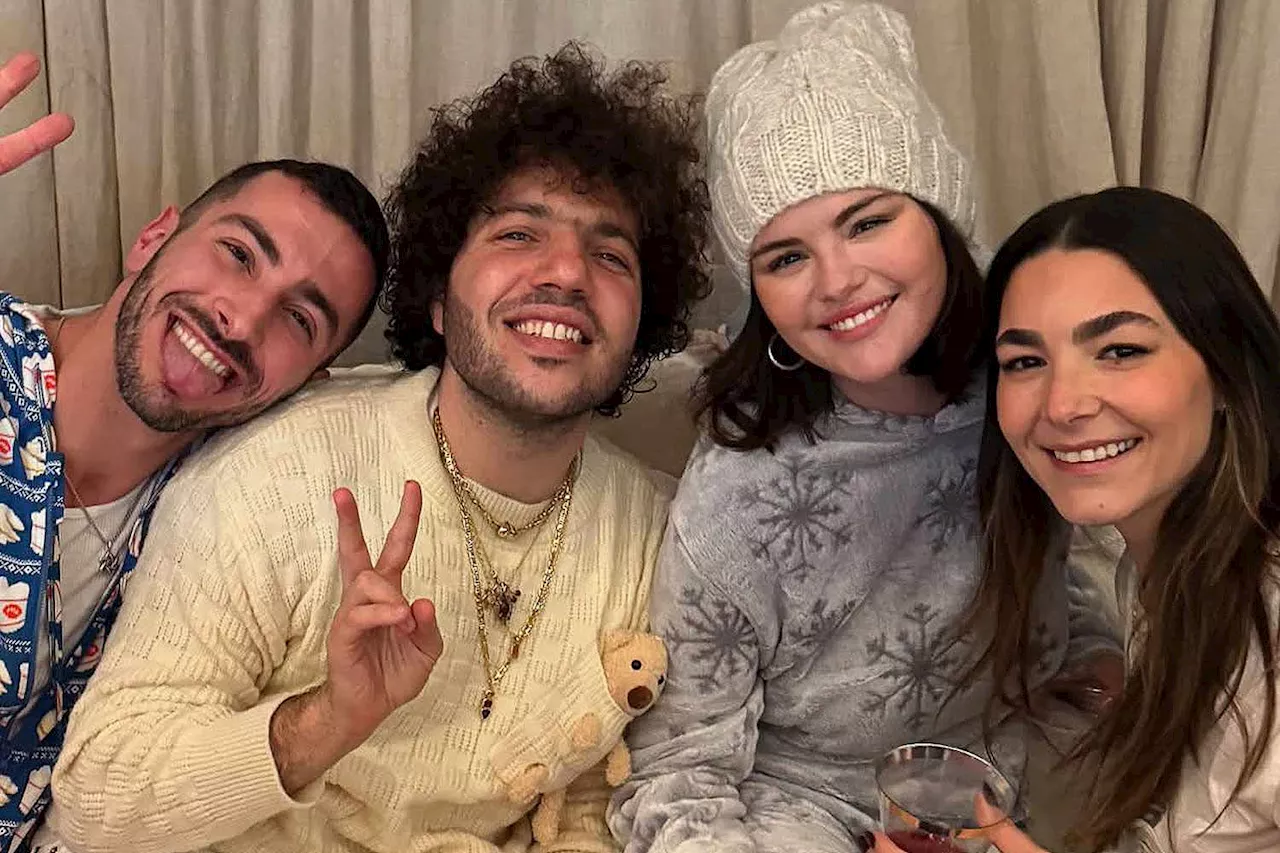 Selena Gomez and Benny Blanco Spend First Christmas as Engaged Couple at Hanukkah Party in NYC