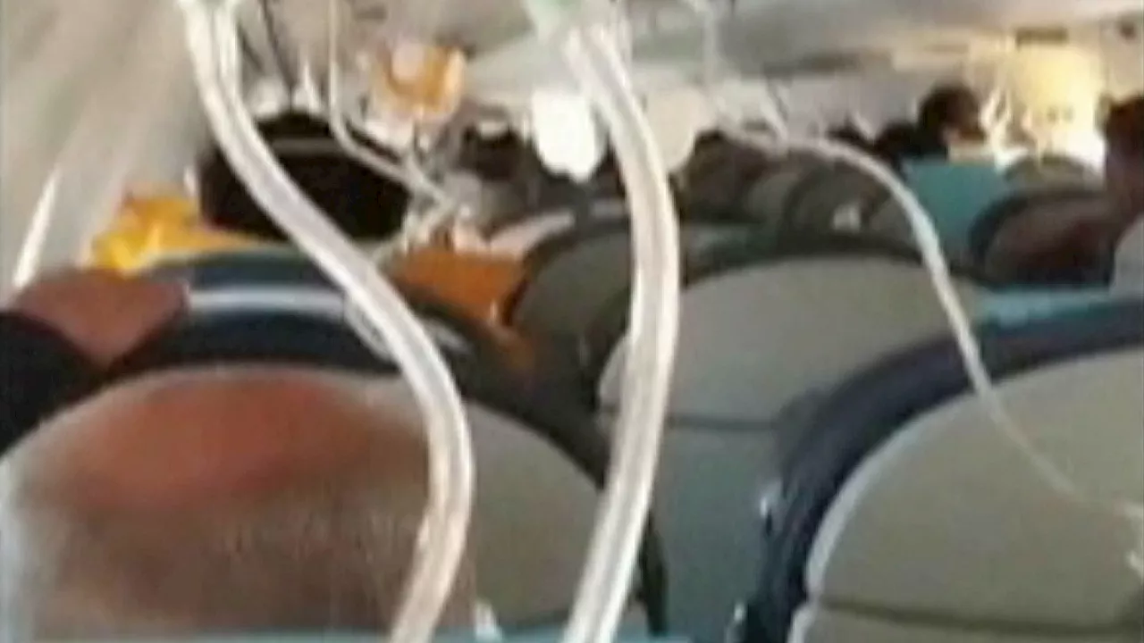 Passengers seen praying in Azerbaijan Airlines cabin footage moments before deadly plane crash