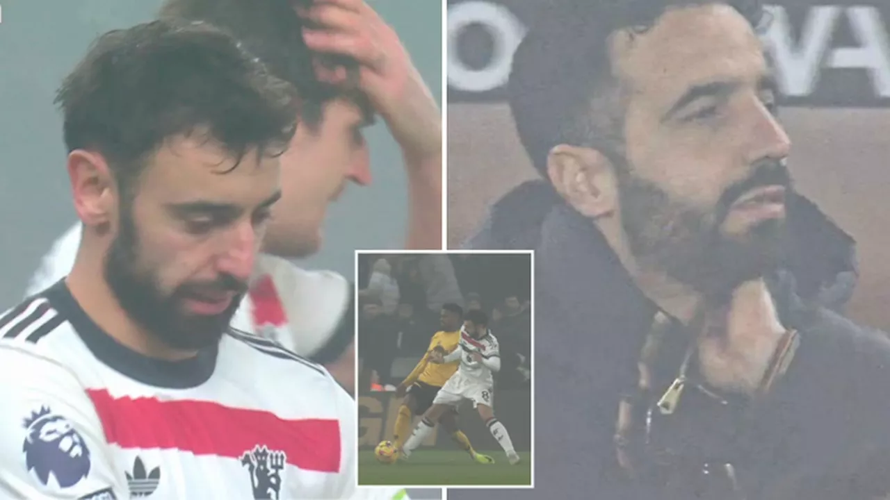 What Ruben Amorim did immediately after Bruno Fernandes red card speaks volumes amid Man Utd crisis