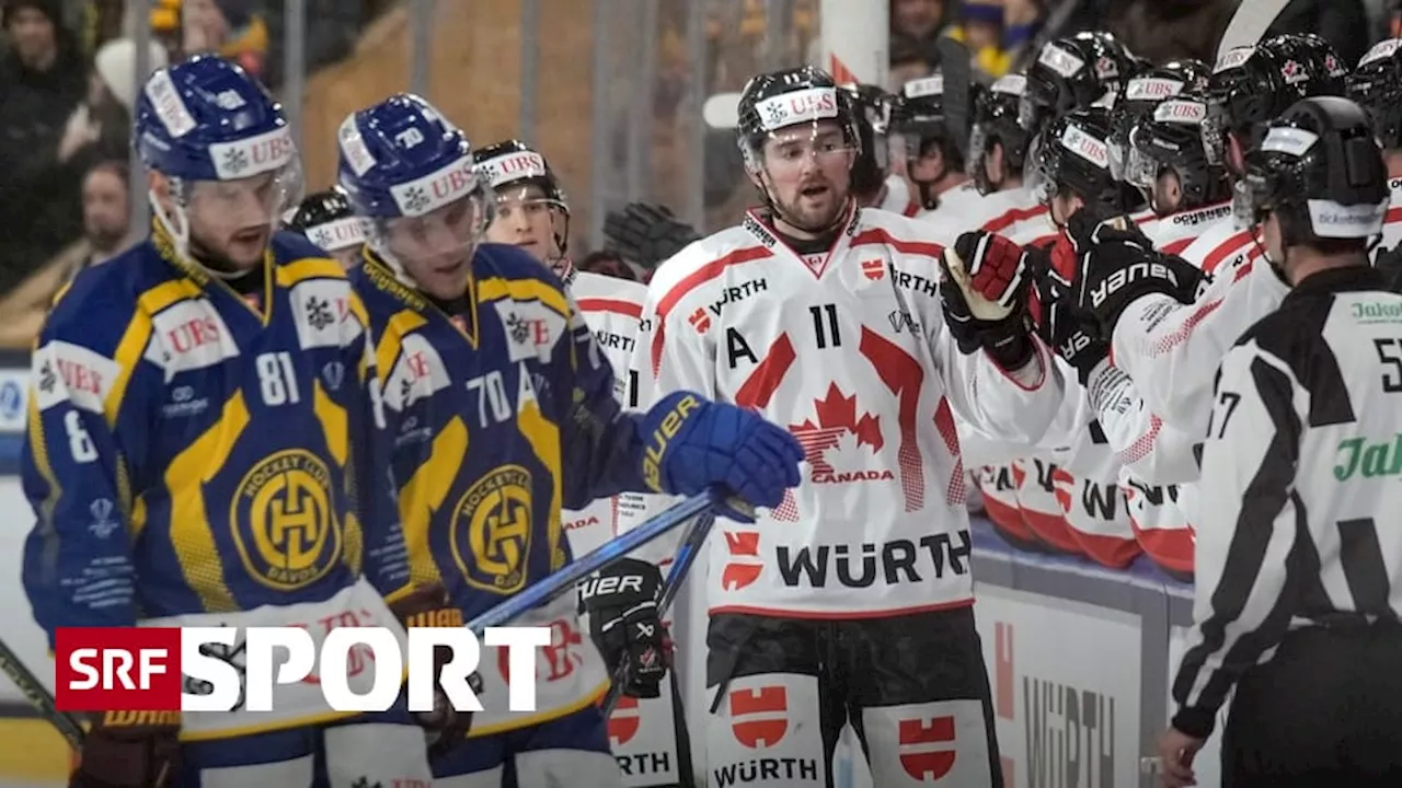  Das Team Canada überfährt den HCD im Spengler-Cup-Klassiker