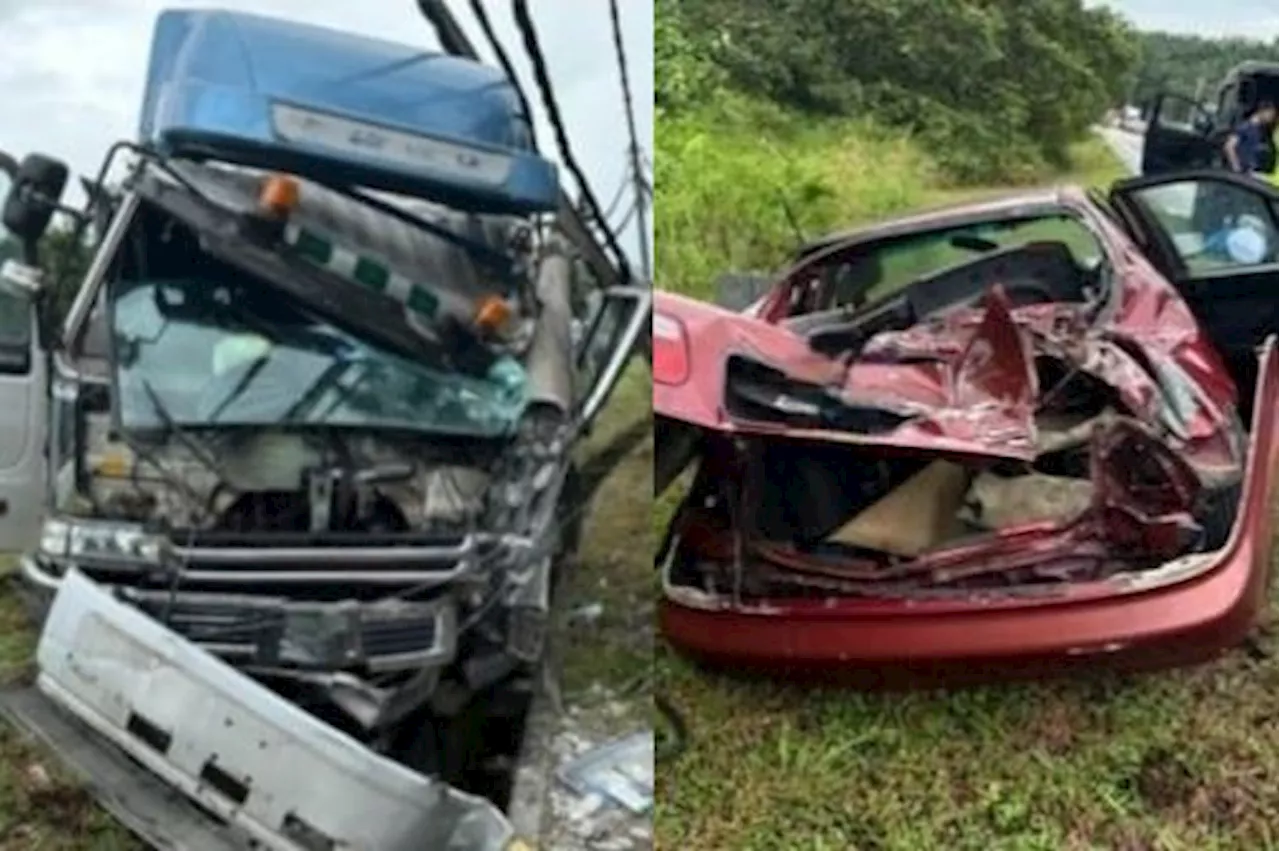 Mother, son killed in crash involving lorry in Mersing