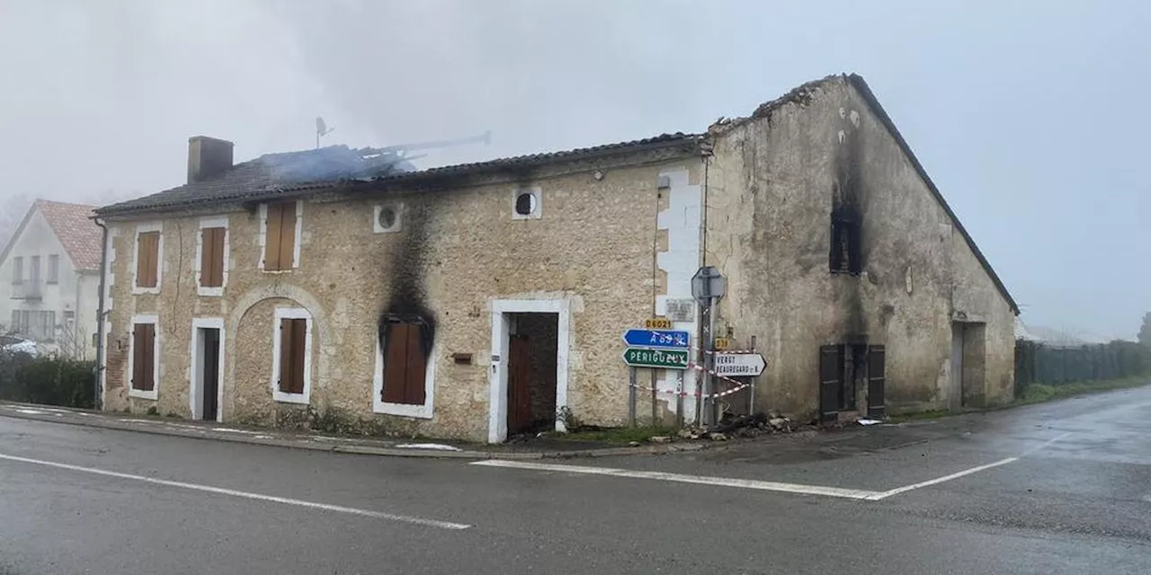 « Tout le monde est solidaire » : après l’incendie d’une maison, un village de Dordogne se mobilise