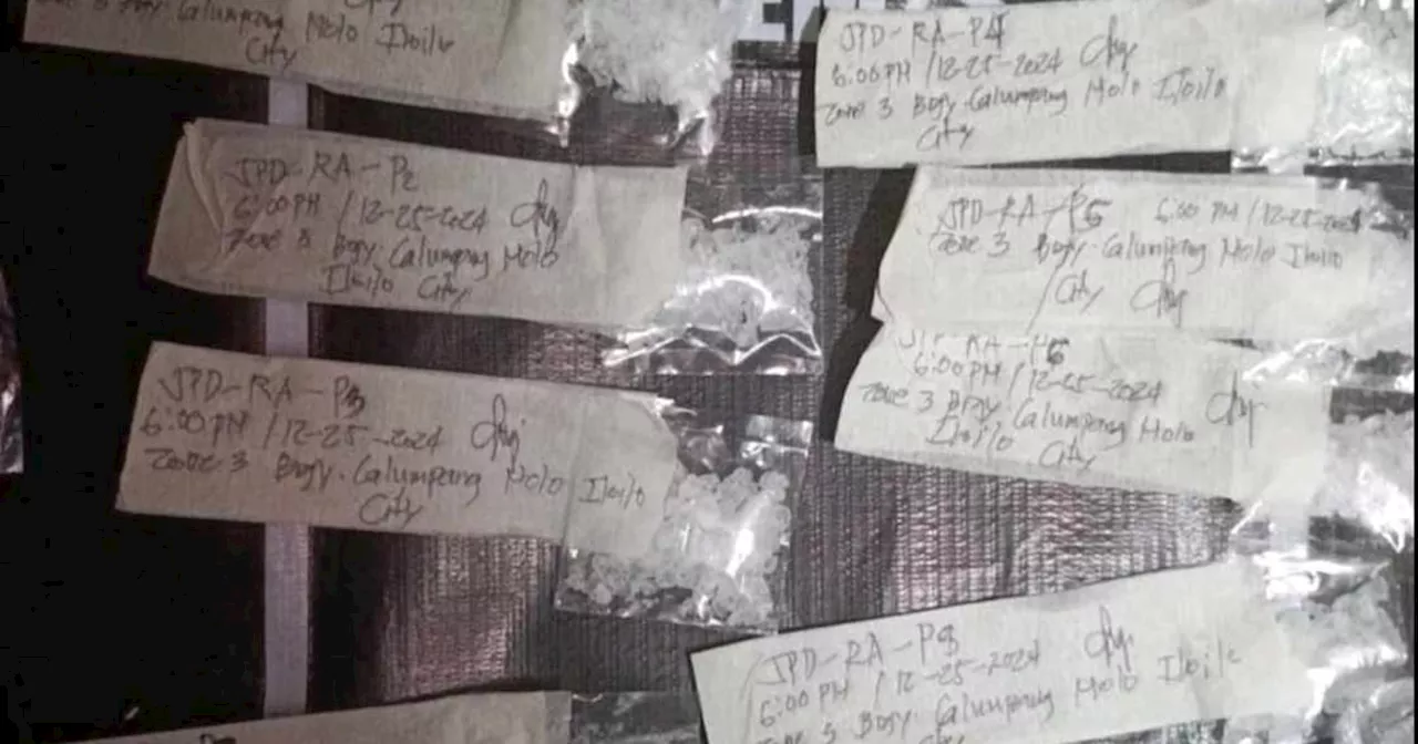 Minor, 4 others arrested in Christmas Day drug bust, P1.19M 'shabu' seized in Iloilo City