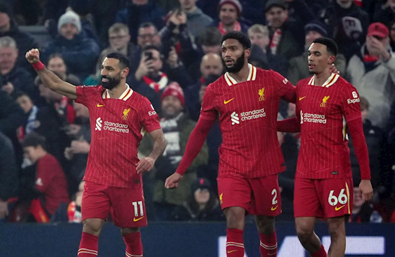 Liverpool recover from conceding early goal to go seven points clear