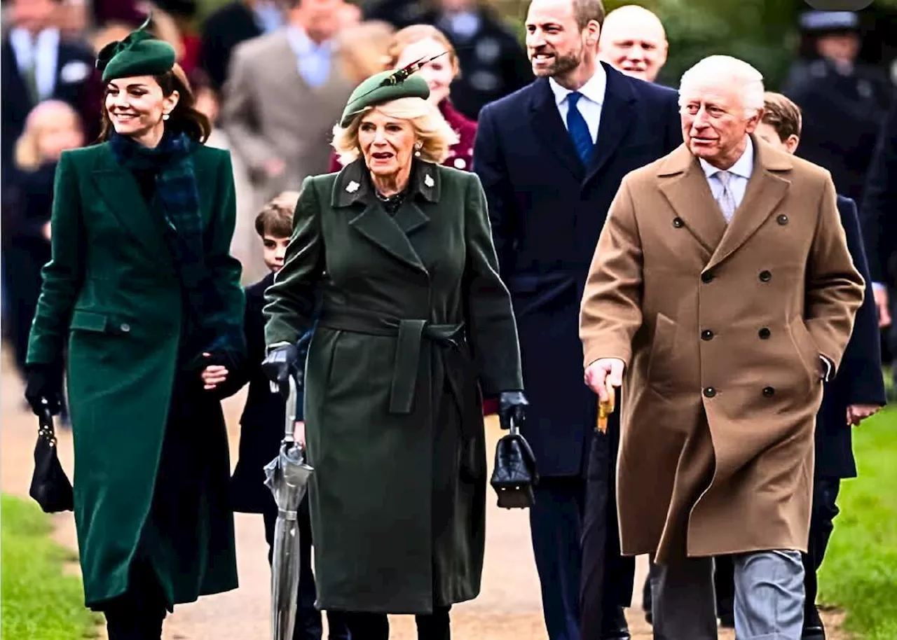 Royal Family Celebrates Christmas at Sandringham