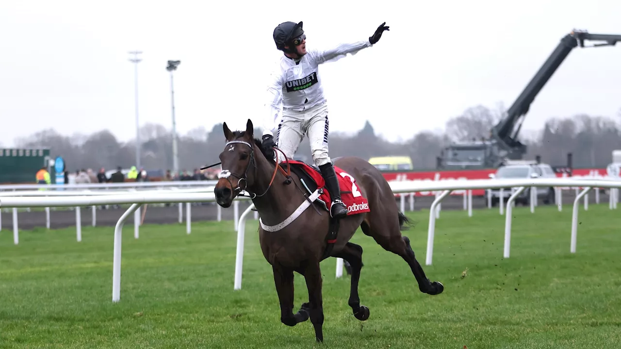 Brilliant Constitution Hill beats Lossiemouth on his long-awaited comeback at Kempton...