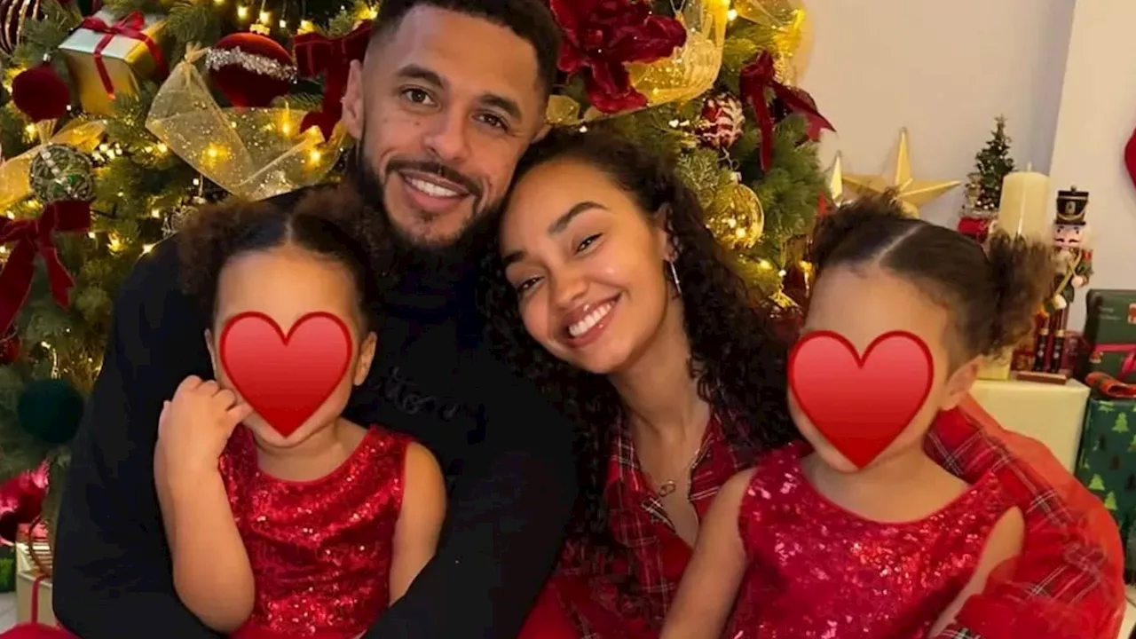 Leigh-Anne Pinnock gives fans a rare glimpse at adorable twin daughters in Christmas snaps with husband...