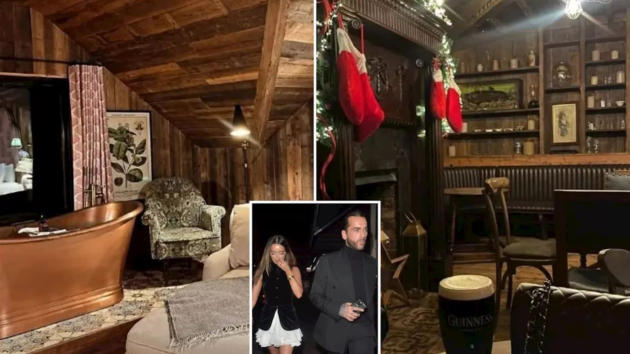 Maura Higgins gives glimpse inside her luxury getaway with Pete Wicks to the countryside for Christmas...