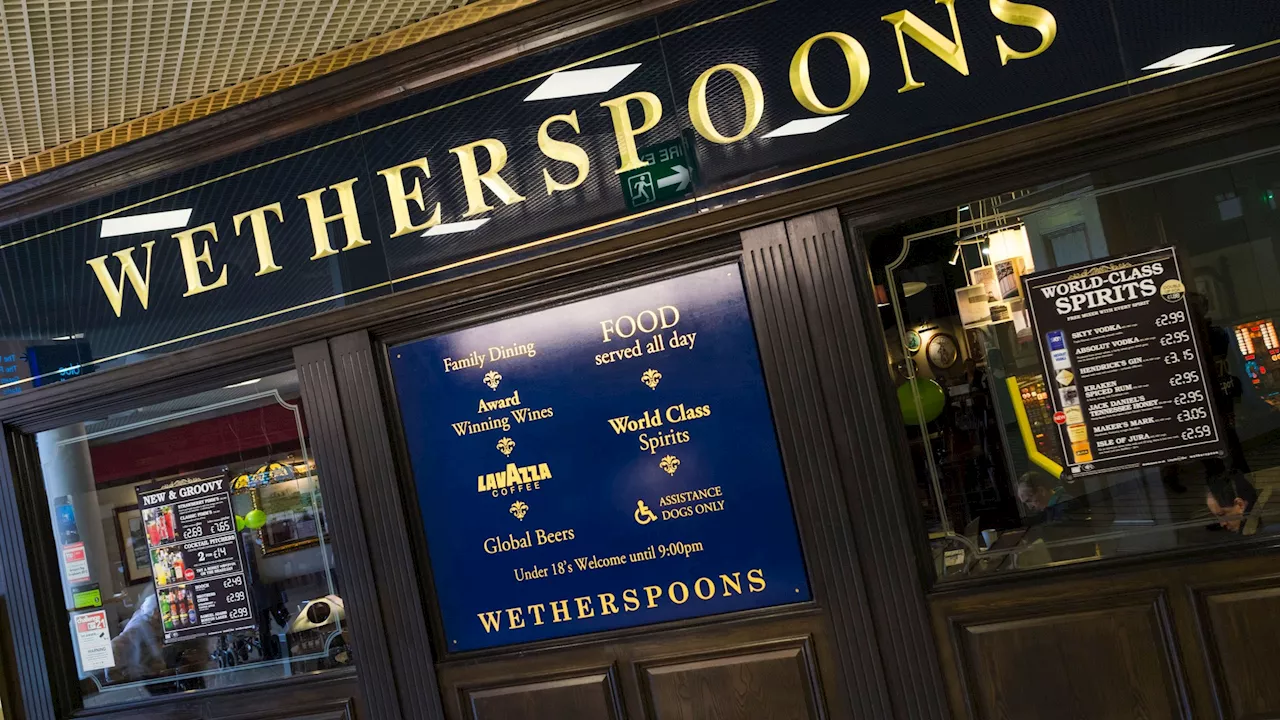 Wetherspoons to Slash Drink Prices in January