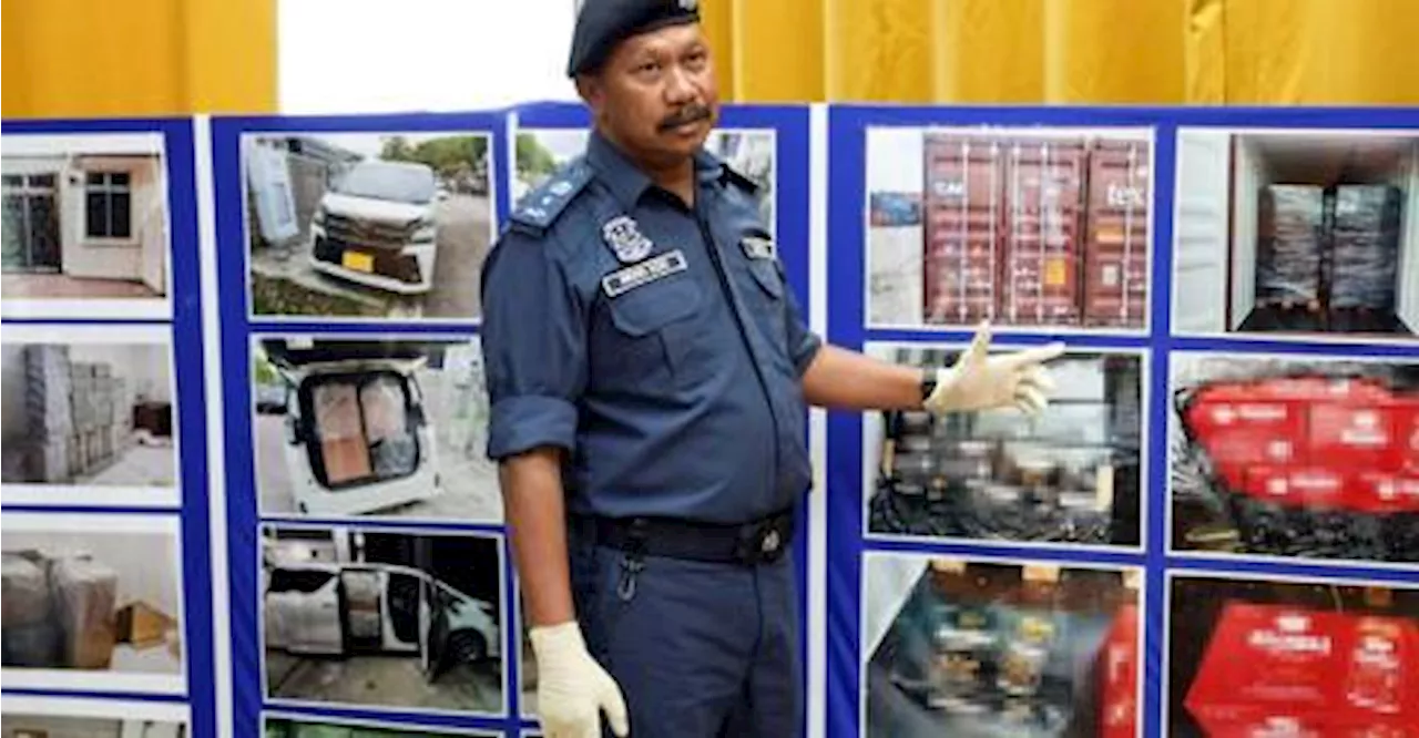 Royal Malaysian Customs Seizes RM1.6 Million Worth of Smuggled Cigarettes and Alcohol